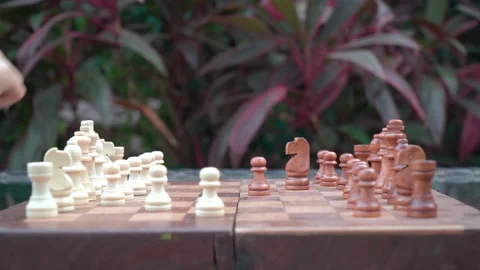 Chess in the cafe. 4K 動画素材 155565191