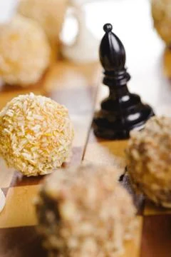 Chess cake Stock Photos