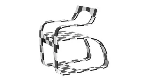 Chess Chair Stock Illustration