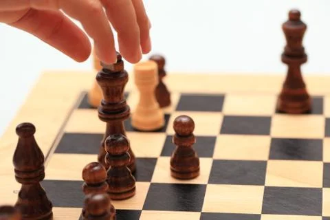 Chess - Check! Stock Photos