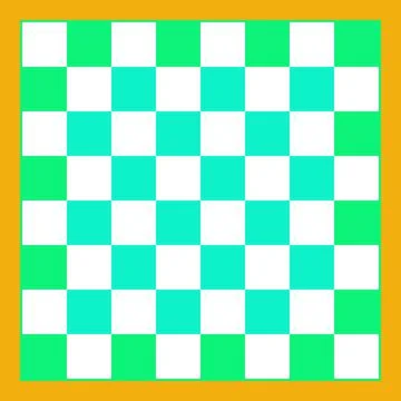 Chess checkerboard template colorful vector image Stock Illustration