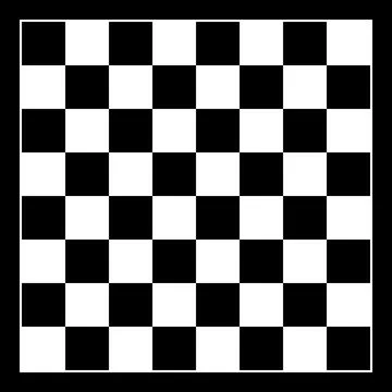 Chess checkerboard template vector image Stock Illustration