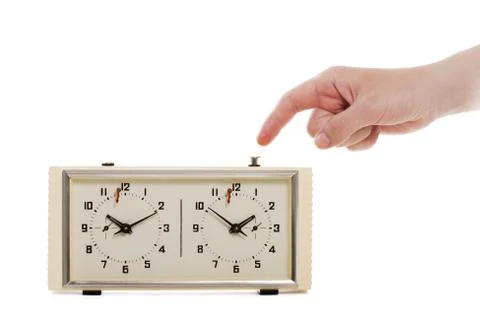 Chess clock Stock Photos