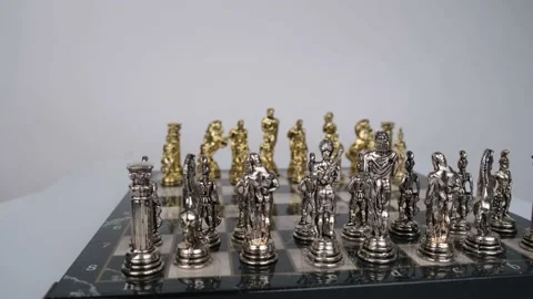 Chess close up rotate Video stock 236194141