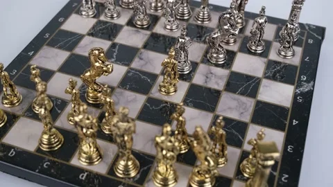 Chess close up rotate Stock-Footage 236194271