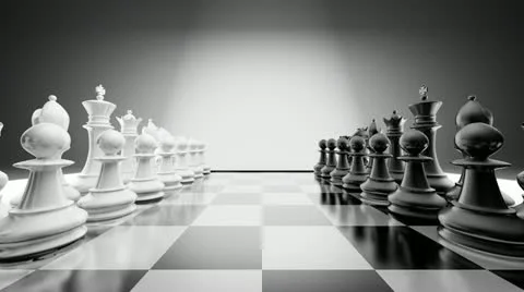 Chess composition Stock Footage 21844512