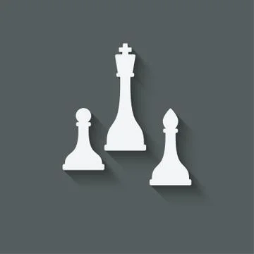 Chess design element Stock Illustration