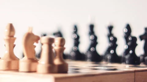 Chess Dramatic Move Stock Footage 61002710