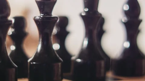 Chess Dramatic Move Stock Footage 61002920