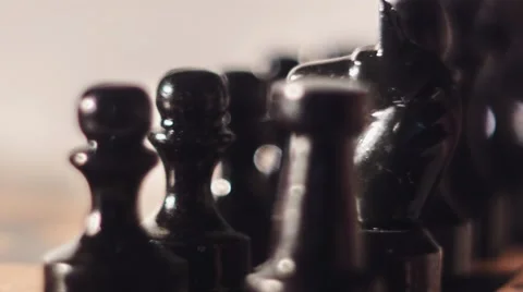 Chess Dramatic Move Stock Footage 61003408