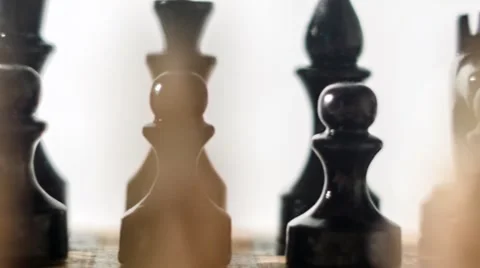 Chess Dramatic Move Stock Footage 61003509