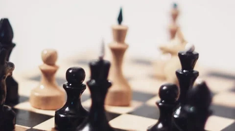 Chess Dramatic Move Stock Footage 61006452
