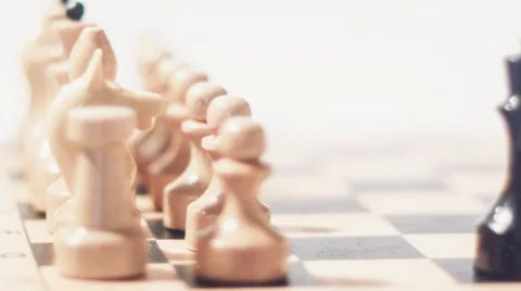 Chess Dramatic Move Stock Footage 61008567