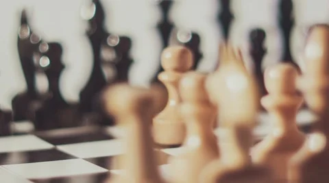 Chess Dramatic Move Stock Footage 61110195