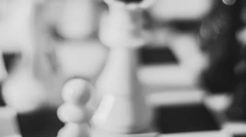 Chess Dramatic Move Stock Footage 61110251