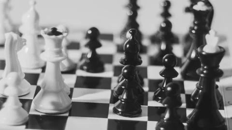 Chess Dramatic Move Stock Footage 61110252