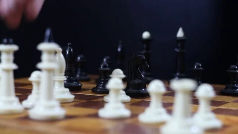 Chess fight Stock Footage 77278751