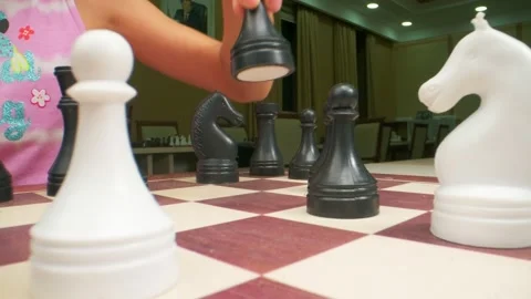 Chess figures on chessboard extreme closeup Stock Footage 209449326