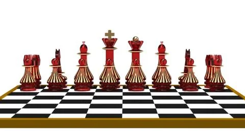 Chess figures Stock Illustration