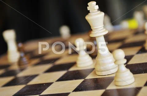 Chess figures Stock Photos