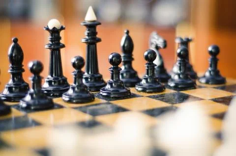 Chess figures Stock Photos