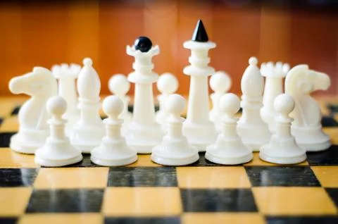 Chess figures Stock Photos