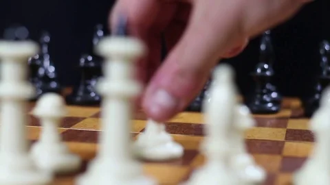 Chess gambit Stock Footage 77279145