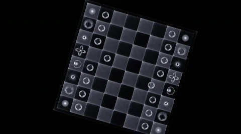 Chess game from above Stock Footage 605900