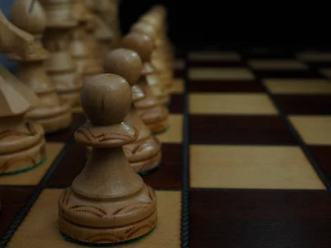 Chess game concept for competition idea and strategy Stock Photos