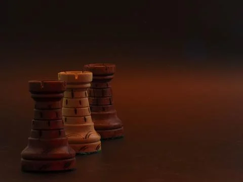 Chess game concept for competition idea and strategy Stock Photos