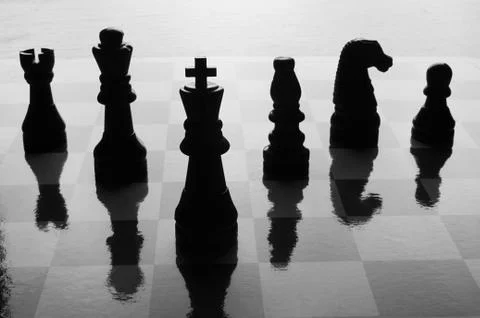 Chess Game Concept Stock Photos