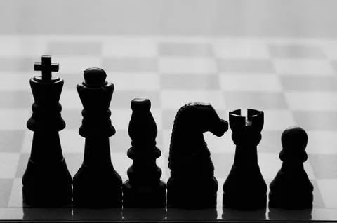 Chess Game Concept Stock Photos