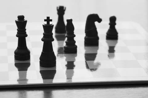 Chess Game Concept Stock Photos