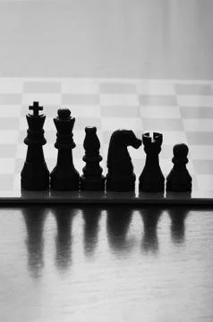 Chess Game Concept Stock Photos
