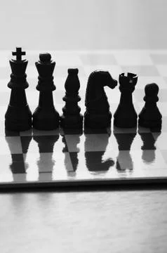Chess Game Concept Stock Photos