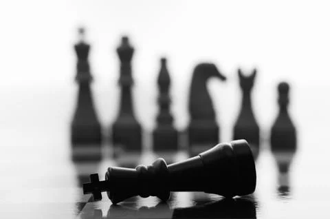 Chess Game Concept Stock Photos