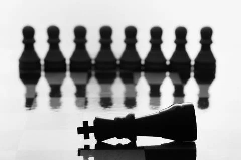 Chess Game Concept Stock Photos