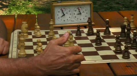 Chess game Stock Footage 25390711