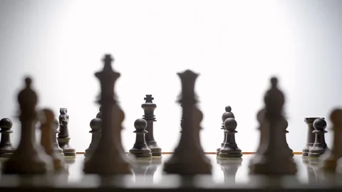 Chess game Stock Footage 73405453