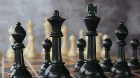 Chess Game Stock Footage 131683860