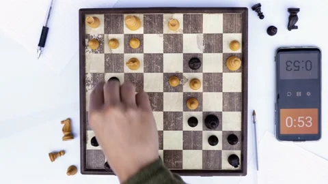 Chess game Stock Footage 163727860