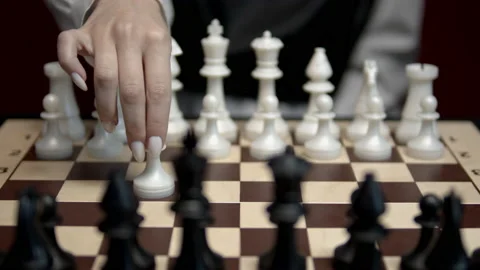 Chess game.  Stock Footage 238777992