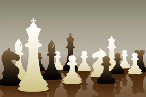 Chess game Stock Illustration