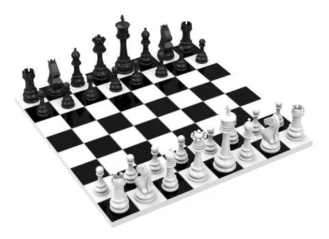 The chess game Stock Illustration