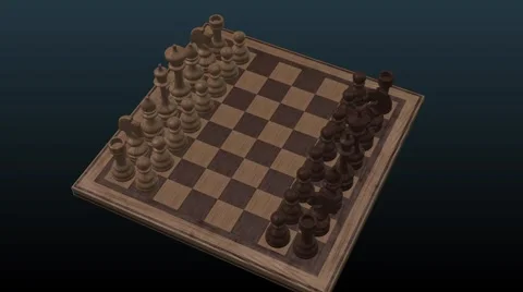 Chess game on introdution Stock Footage 55917400