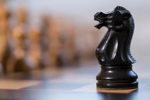 A chess game Knight Stock-Fotos