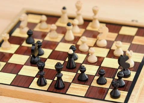 Chess game 스톡 사진