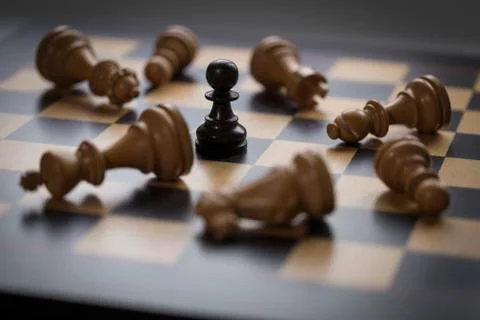 A chess game Stock Photos