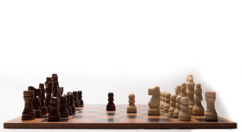 Chess Game in Progress  Fotos de archivo