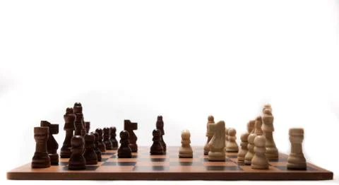 Chess game in progress  Stock Photos